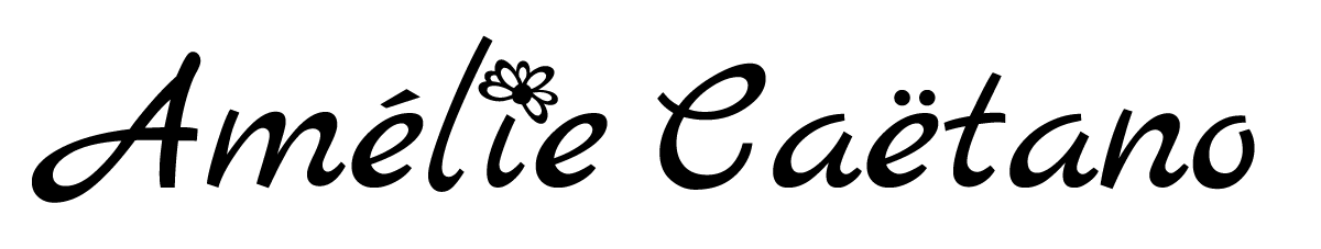 Logo noir de Amélie Caëtano.
